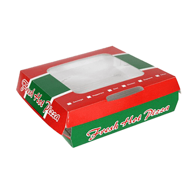 Custom F-flute Pizza Window Boxes